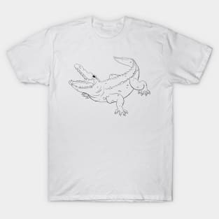 Alligator - Line Art T-Shirt